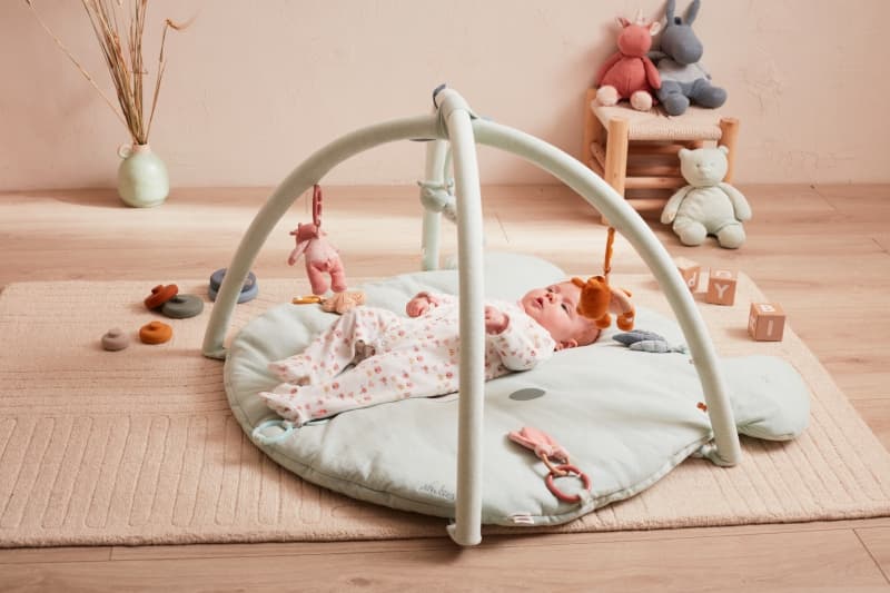 N&p&l Tapis d'Eveil Nouky Mint Coton Bio, iconiques mint 64x8x72 permanent — vue 4 sur 4