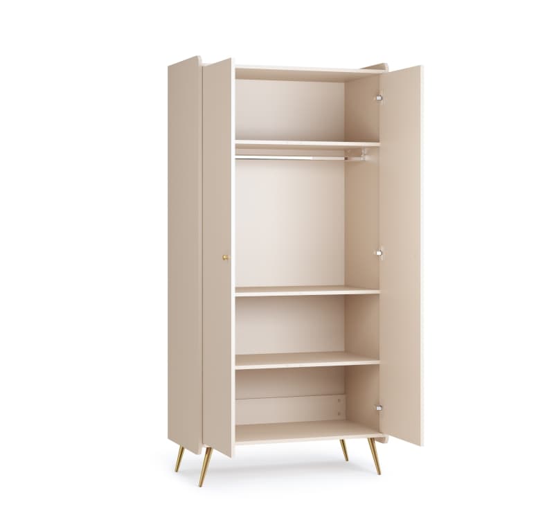 Armoire a 2 Portes, sable beige lunea vox 25/11 — vue 2 sur 2
