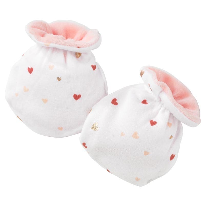 Moufles Gaia Rose, gaia bebe9 creation rose 0-3m h-21