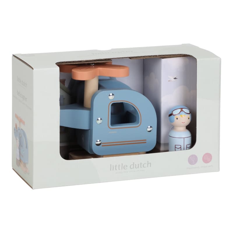 Helicoptere avec Figurine, little dutch 25/12 — vue 3 sur 7