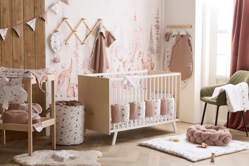 Range-pyjama & Doudous - Cosy Forest, blanc mocha cosy forest bb&co — vue 3 sur 4