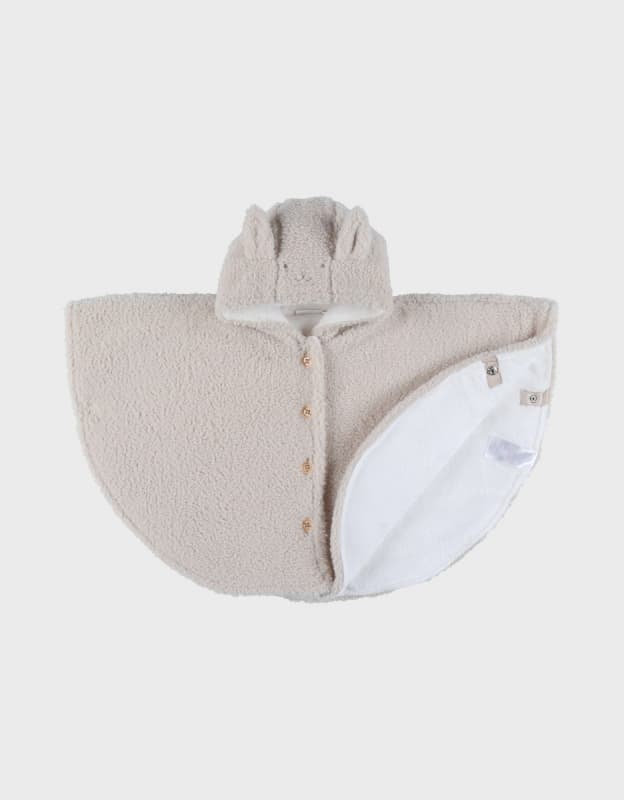 Groloudoux Poncho, beige 18 beige noukie's 25/06 — vue 1 sur 6