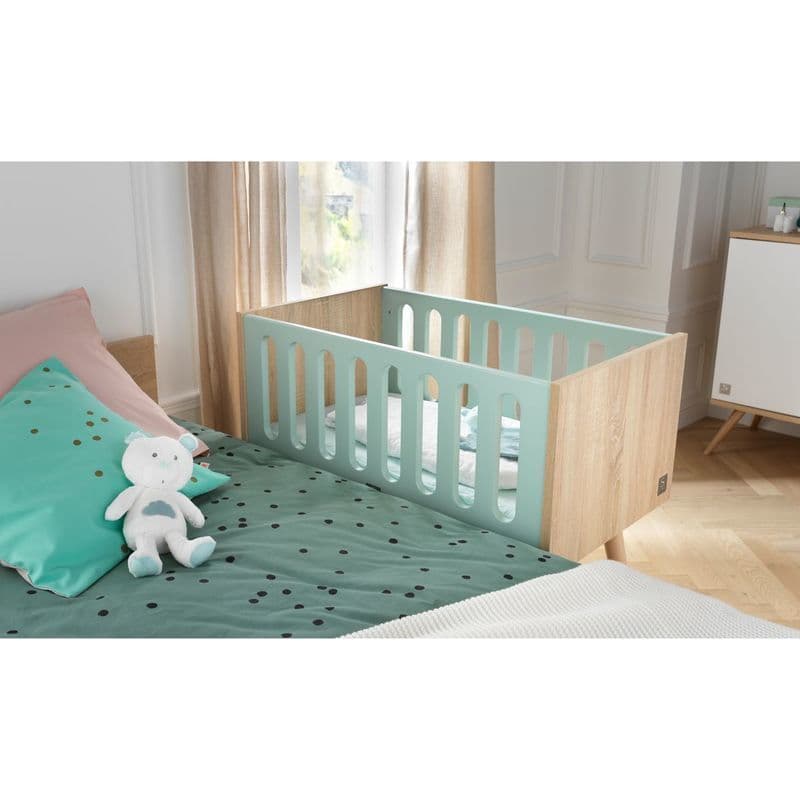 Berceau Eclipse Bleu Tilleul, eclipse sauthon original 94 x 91 x 56 — vue 1 sur 2