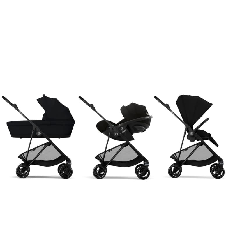 Poussette Melio Carbon, magic black gold cybex 25/03 — vue 7 sur 12