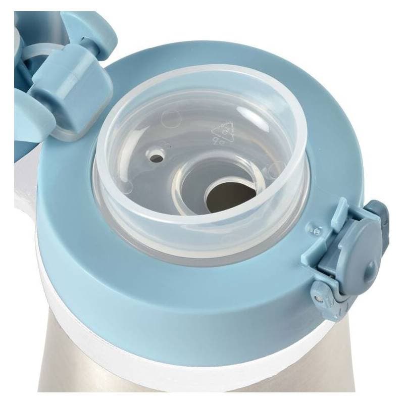 Gourde Inox 350 Ml + Anse -, beaba windy blue 350 ml — vue 3 sur 3