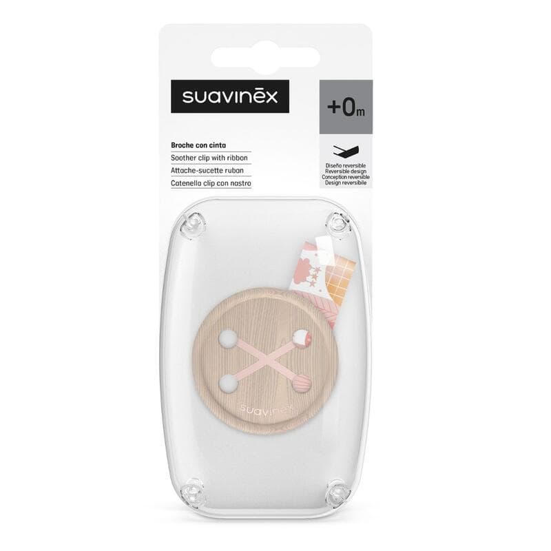 Attache-sucette Ruban - Dreams, pink dreams suavinex — vue 3 sur 4