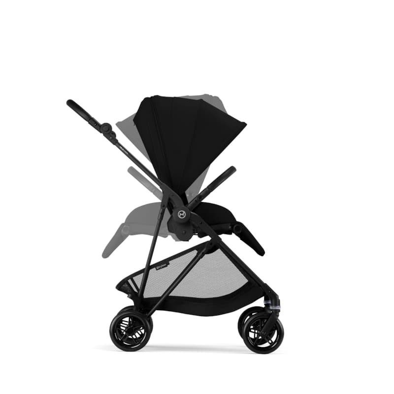 Poussette Melio Carbon, magic black gold cybex 25/03 — vue 8 sur 12