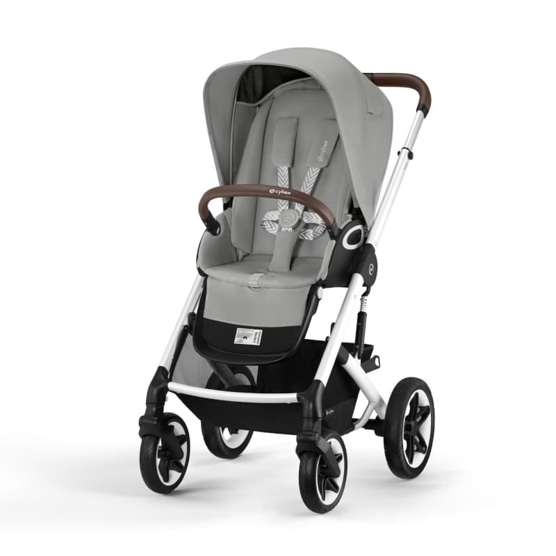 Poussette Talos S Lux Slv, stone grey mid grey gold cybex 09-24 — vue 3 sur 5