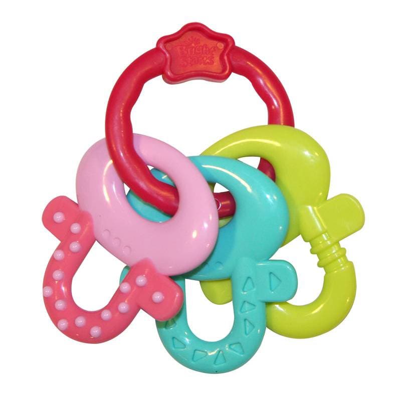 Hochet 3 Cles Rose, bright starts multicolore — vue 1 sur 2