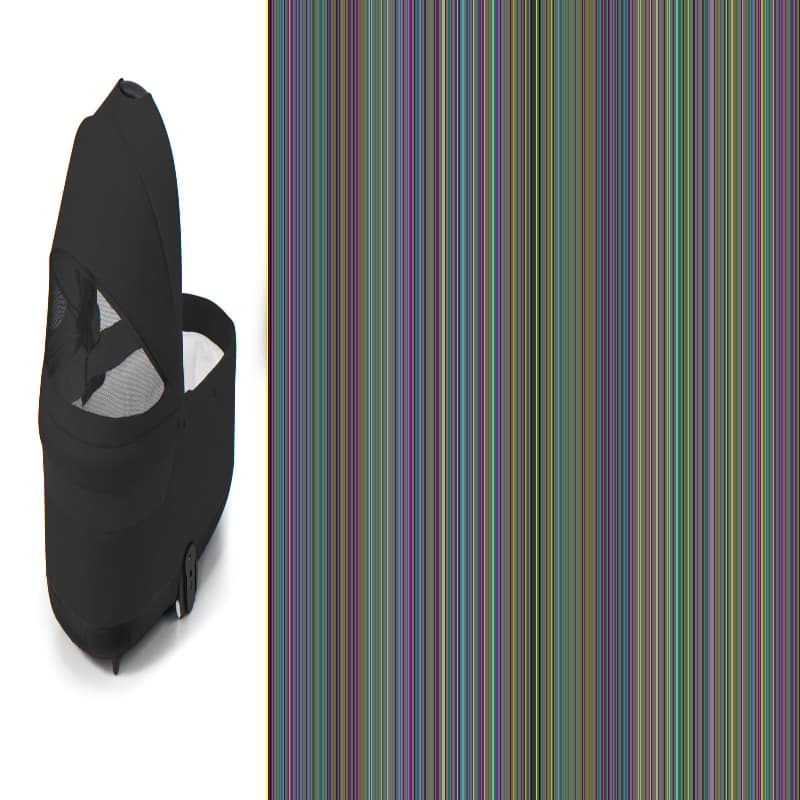 Nacelle Cot S Lux Balios Talos, moon black cybex gold 84.5x41x31.5 cm cybex — vue 3 sur 5