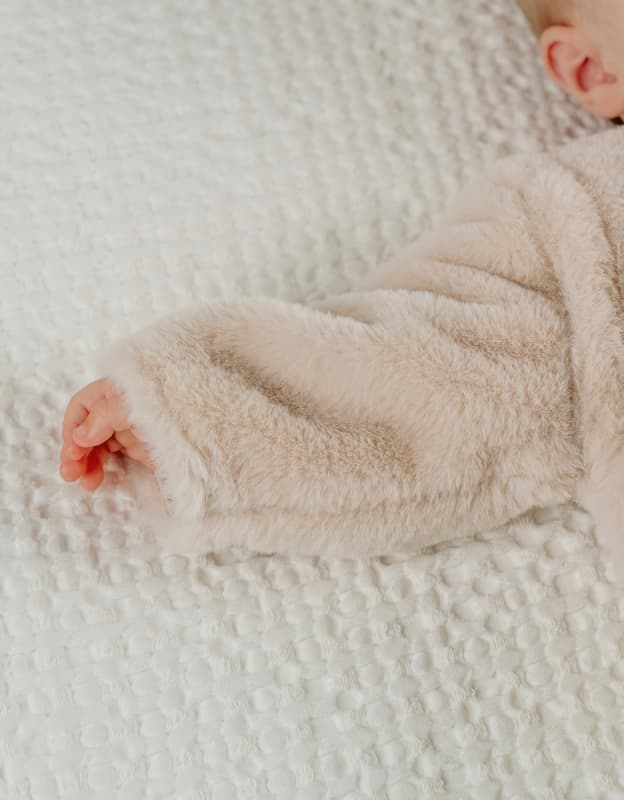 Gigoteuse Fausse Fourrure, beige 100cm mix and match noukie's hiver — vue 6 sur 6