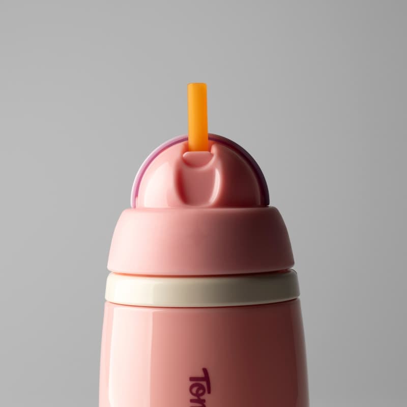 Tasse Active Straw Isotherme, rose tomme tippee 25/01 — vue 3 sur 8