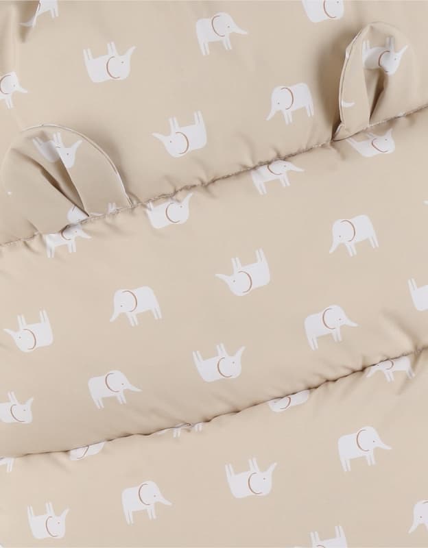 Chanceliere, beige mix and match noukie's hiver — vue 6 sur 6