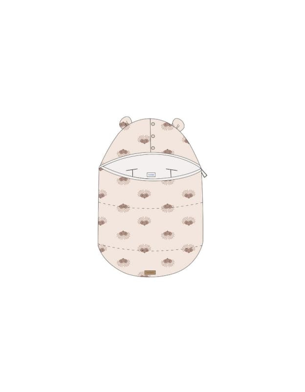 M&m24 Chanceliere Bebe, Powder Pink, rose mix & match noukies permanent