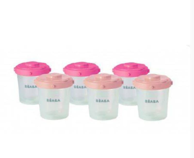 Lot de 6 Portions Clip 2eme Age 200ml, beaba