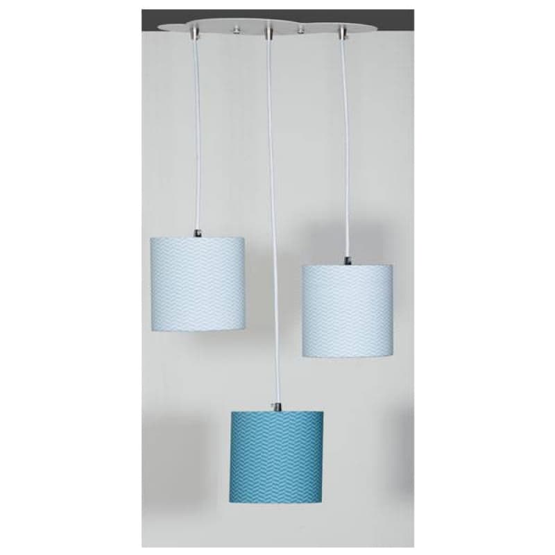 Suspension Lumineuse Trio Lazare D14cm, lazare sauthon babylighting bleu per — vue 1 sur 2
