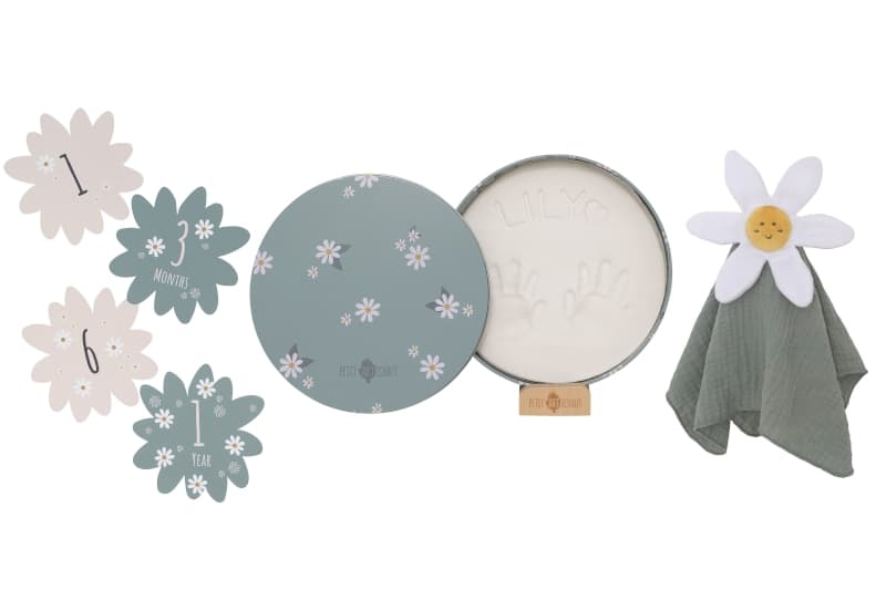 Coffret Naissance, daisy bleu petit artichaut 25/12 — vue 3 sur 4