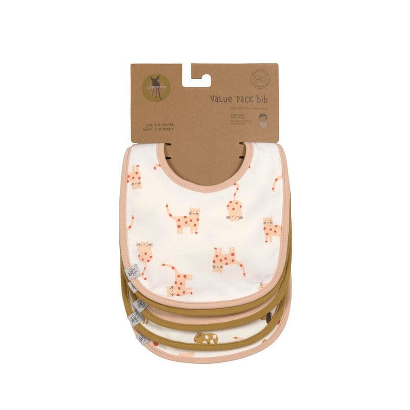 Lot de 5 Bavoirs Eponge Little Mateys, little mateys orange épicé a-22 — vue 1 sur 2