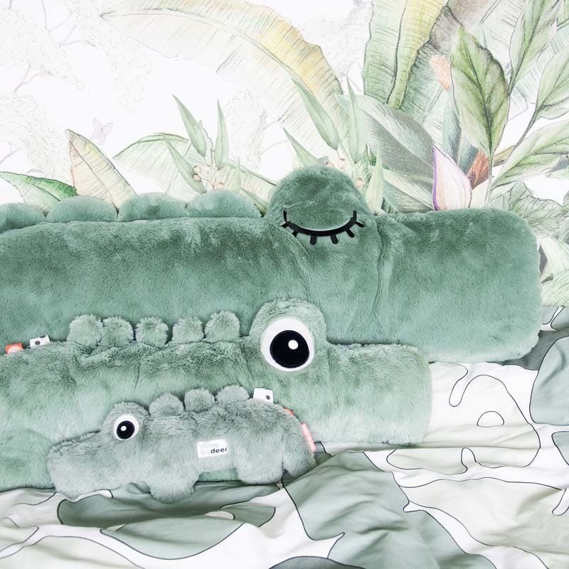Peluche Grande Croco, croco vert — vue 3 sur 3