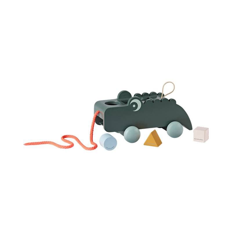 Boite a Formes a Tirer Croco Vert, deer friends vert 2019