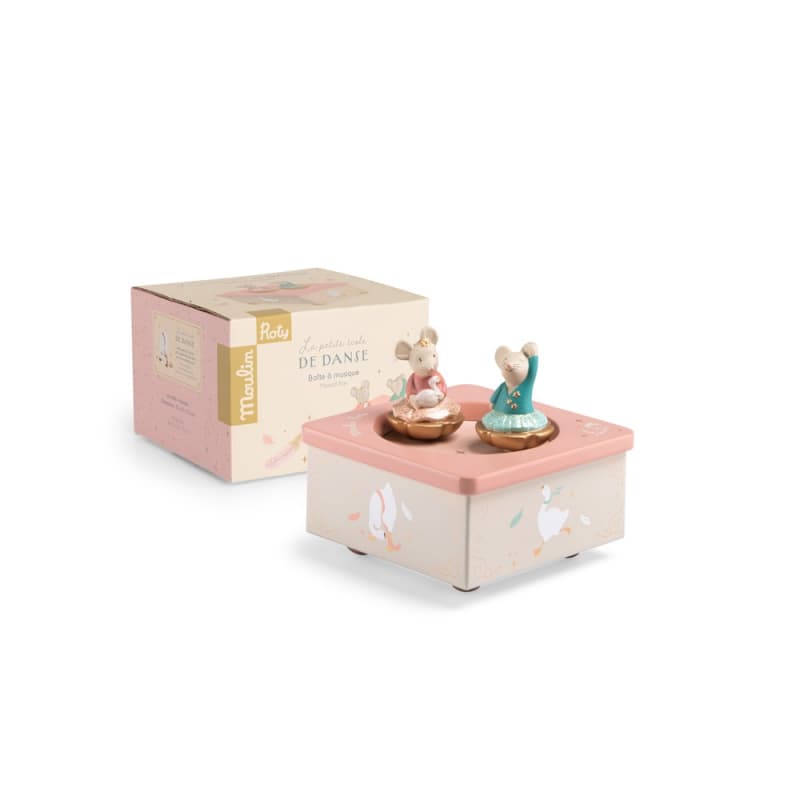 Boite a Musique la Petite Ecole de Danse, la petite école de danse moulin roty rose 12x12x0 p-e-a-h 2024 — vue 1 sur 5