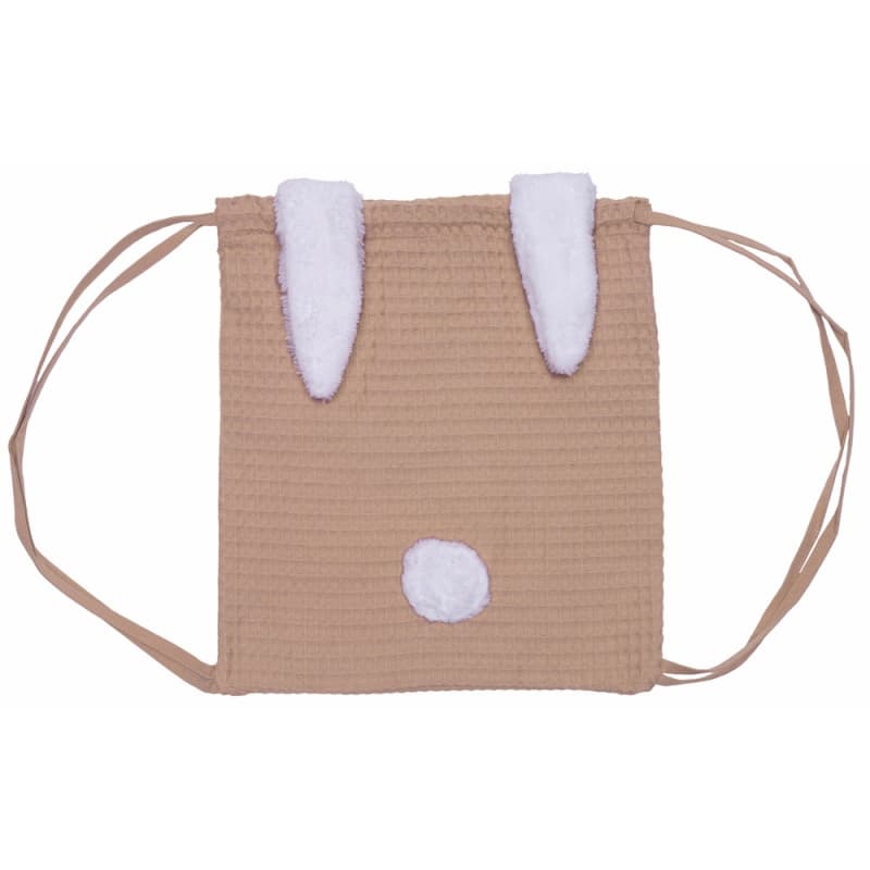 Sac a Dos Lapin en Nid d'Abeille, mocha bb&co 25/12