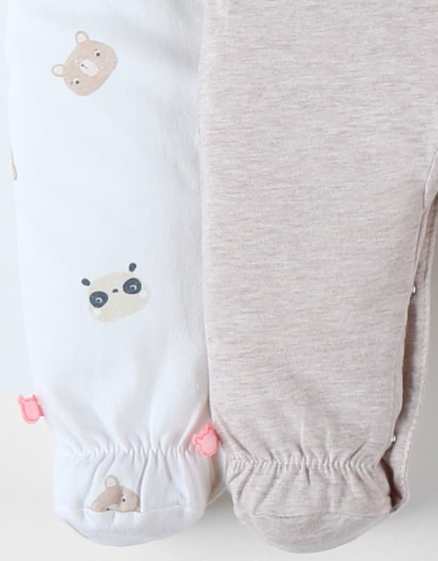 Graphic Set Dors Bien Jersey 2x, graphic noukies beige 3m été 2024 — vue 3 sur 3