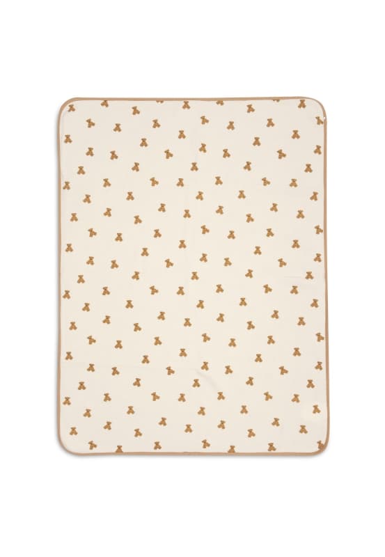 Couverture Berceau Waffle, multicolore 75x100cm teddy bear jollein — vue 2 sur 5