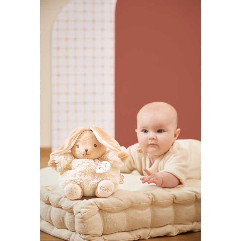 Patapouf Lapin Creme 17cm Musical, creme kaloo 25/02 — vue 2 sur 5
