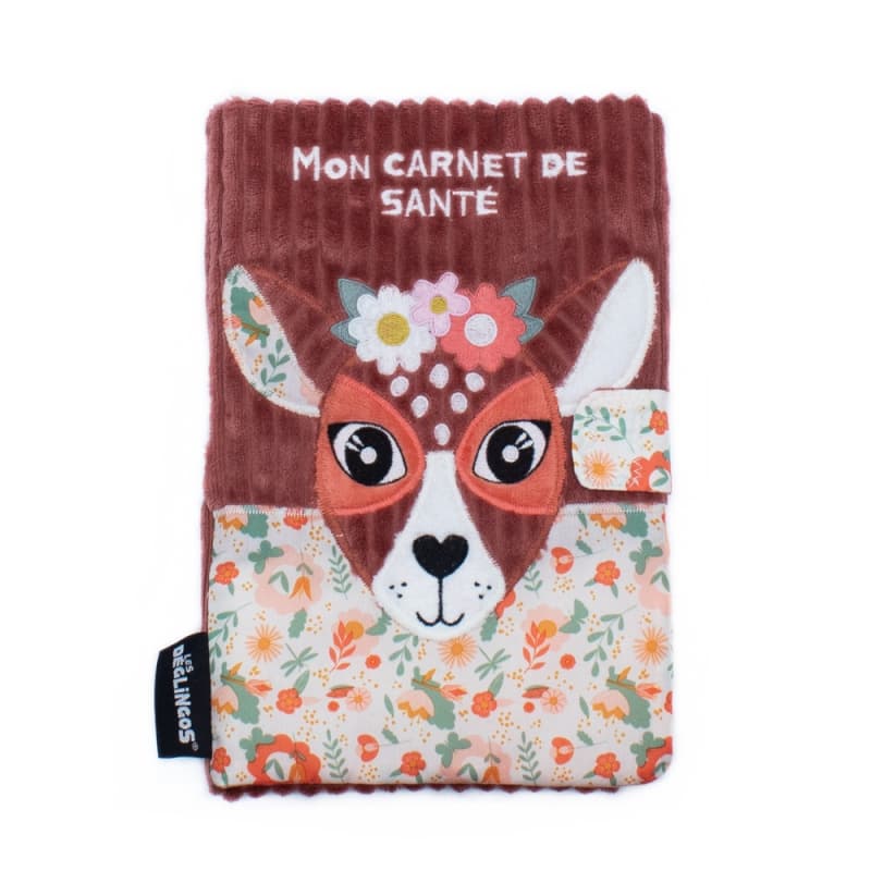 Protege Carnet de Sante Melimelos la Biche, melimelos les deglingos terracotta 17x1,5x25 — vue 1 sur 3