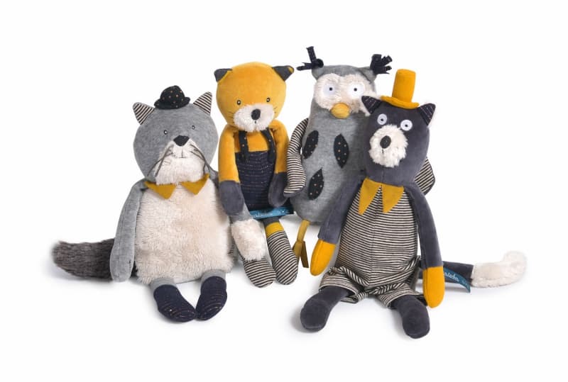 Poupee Chat Gris Clair Fernand les Moustaches, les moustaches 2021 — vue 2 sur 2
