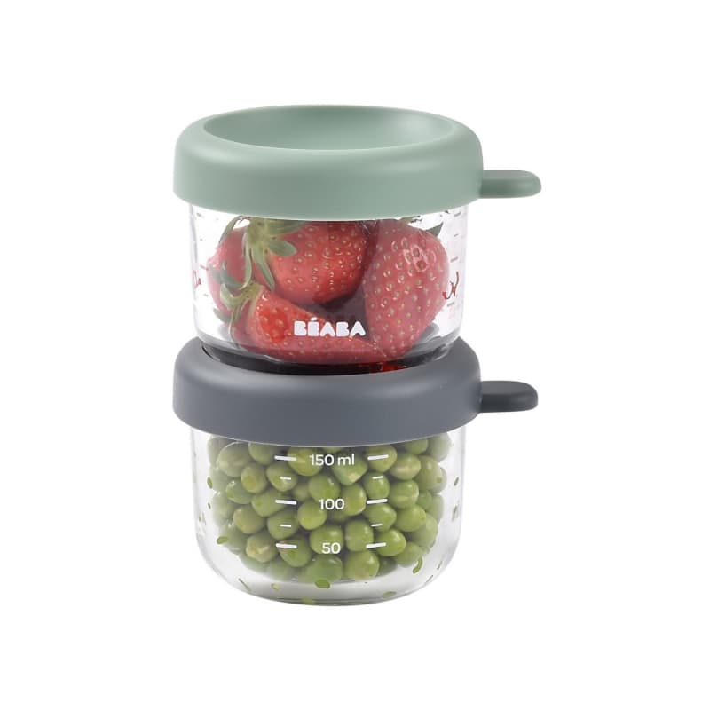 Portions Verre X2, mineral sgreen 150ml beaba — vue 1 sur 5
