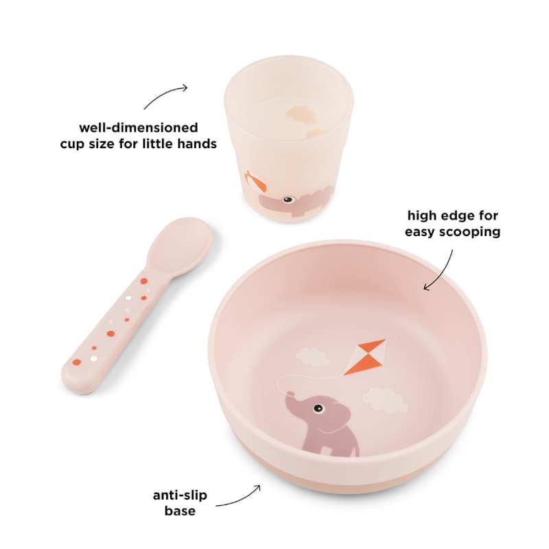 Foodie Coffret Premier Repas Playground, rose done by deer news summer 2024 — vue 3 sur 5