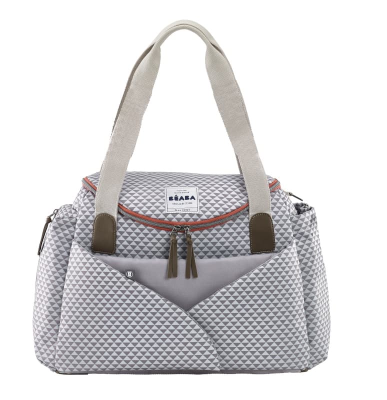 Sac a Langer Sydney 2 Play Print Grey, beaba beaba