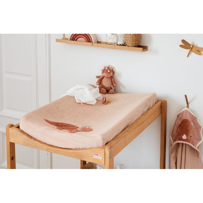 Pop Matelas a Langer 45x67cm avec Housse Eponge, popsie noukies rose permanent