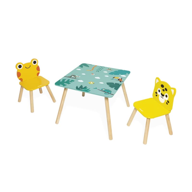 Table et 2 Chaises Tropical, janod 24/10 — vue 1 sur 10