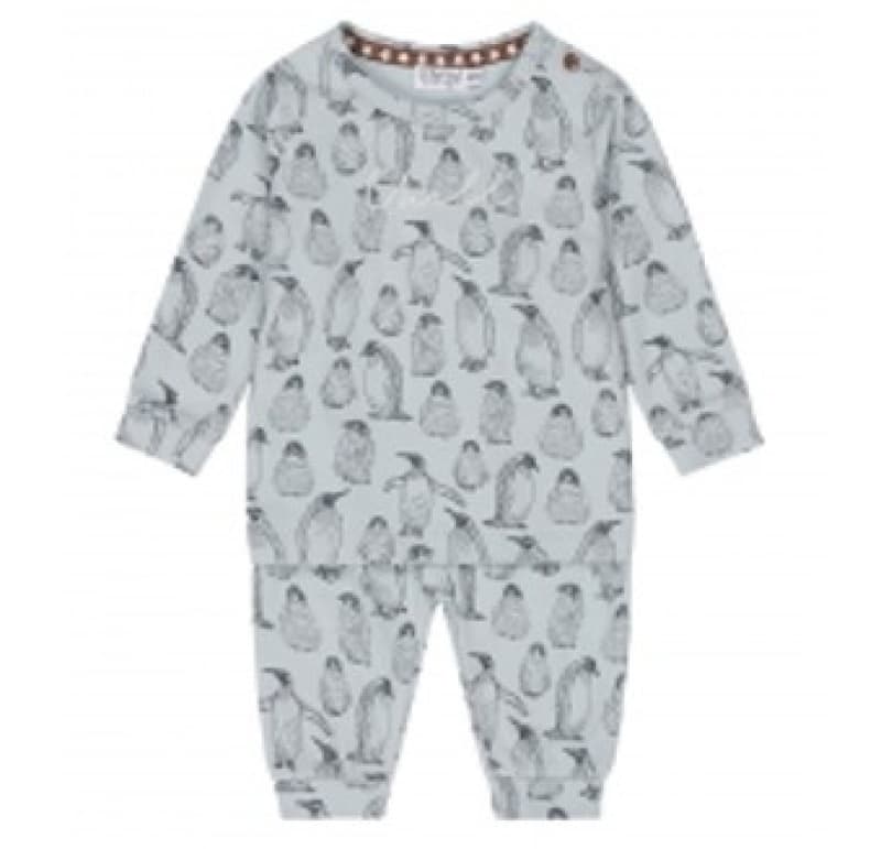Ens Pyjama Tee-shirt Ml+pantalo Pingouin
