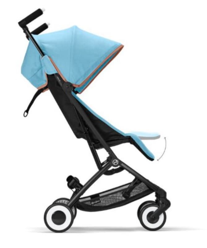 Poussette Libelle - Beach Blue | Cybex, cybex gold cybex turquoise 71 x 52 x 102 cm — vue 3 sur 3