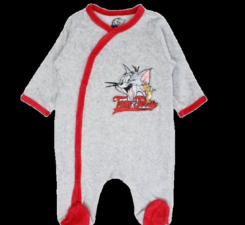Grenouillere Velours Tom et Jerry