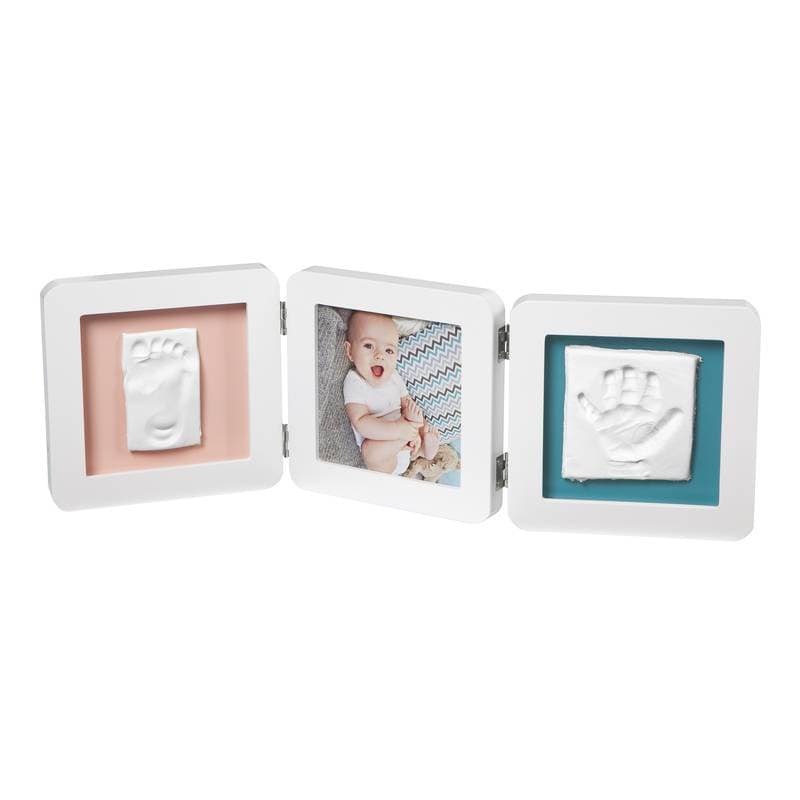 Cadre My Baby Touch Double Blanc Baby Art, baby art blanc 18x9.3x18.5 baby art blanc 18x9.3x18.5 — vue 4 sur 4