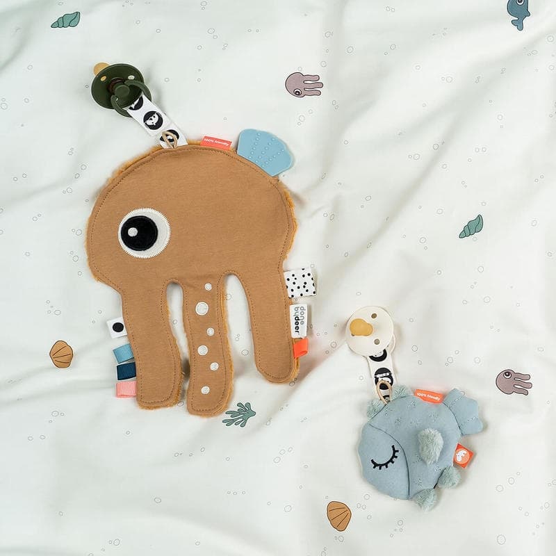 Doudou Attache-sucette Jelly, jelly moutarde news feb 2021 — vue 4 sur 4