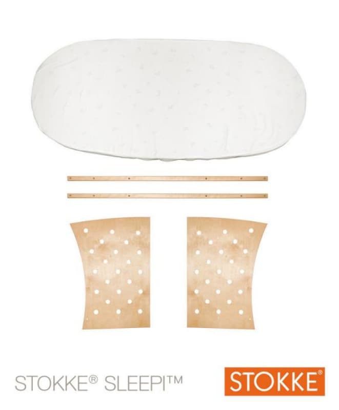 Sleepi Ext Bed Natural, stokke natural