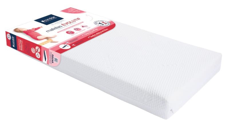 Matelas Evolutif Dehoussable 70x140x12 Cm, candide — vue 4 sur 5