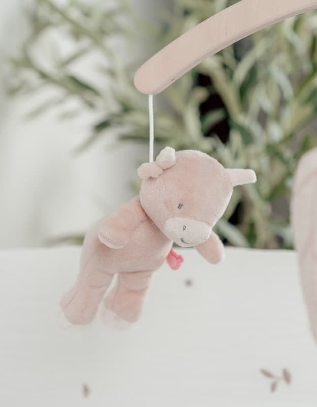 Mobile Musical Bras en Bois, fluffy orso lily noukie's permanent — vue 2 sur 5