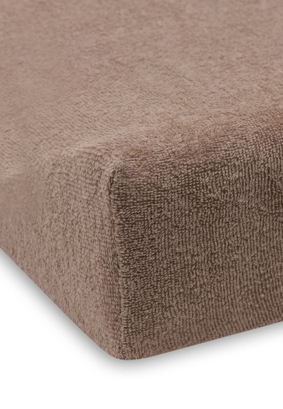 Housse Matelas a Langer Eponge X2, milky coffee ivory 50x70cm basics jollein — vue 3 sur 6