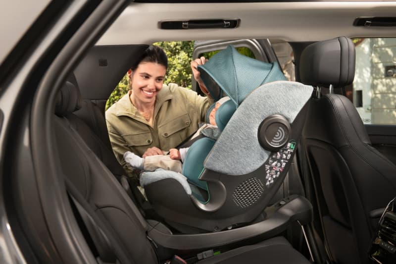 Bi-seat I-size Air Base, teal blue air 24-03 — vue 4 sur 4