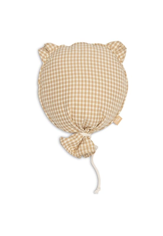 Ballon Check Ivory Biscuit, ivory biscuit teddy bear jollein — vue 1 sur 6