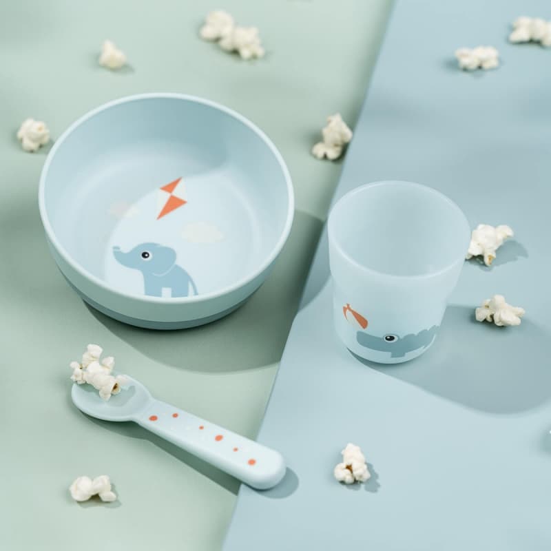 Foodie Coffret Premier Repas Playground, bleu done by deer news summer 2024 — vue 5 sur 5
