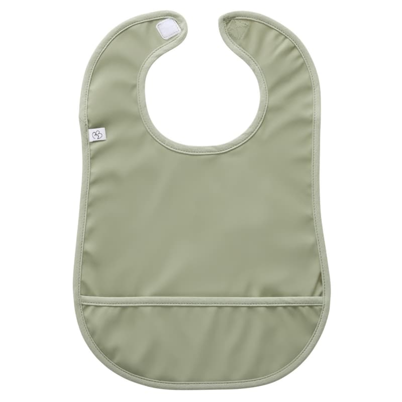 Bavoir Impermeable Souple, vert sauge bb&co 25/09