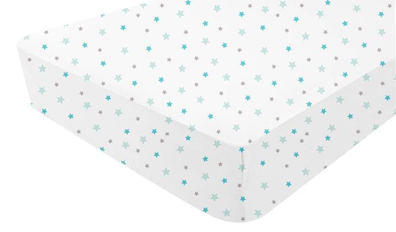 Drap-housse Jersey 70x140 Cm Star Bleu, bébé9 creation star bleu 070 bébé9 creation star bleu 070x140 2019